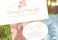 dreamy photography business card