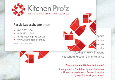 Kitchen Proz business card