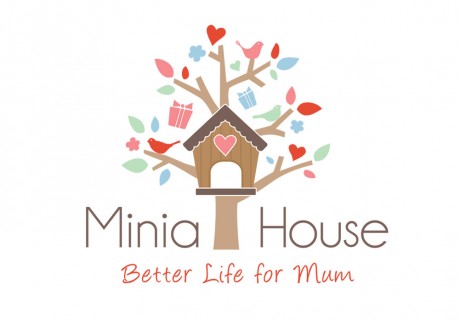 Minia House logo design